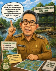 Buaya Terus Ancam Warga Kutim, Tiga Lokasi Penangkaran Masih Dikaji
